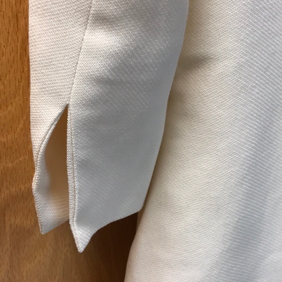 Gianfranco Ferre Studio Ivory Cream Off White Long Coat Overcoat - Picture 4 of 6